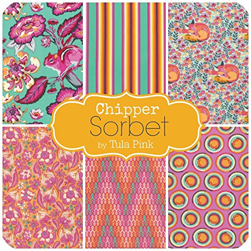 Chipper Sorbet Jelly Roll (TP.CH.SO.12JR) by Tula Pink for Freespirit