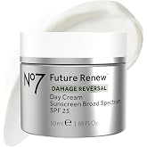 No7 Future Renew Damage Reversal Face Cream with SPF 25 - Anti Aging Face Moisturizer with Skin Firming Benefits - Formulated with Peptide Technology to Protect, Repair &amp; Intensely Hydrate (1.69 Oz)