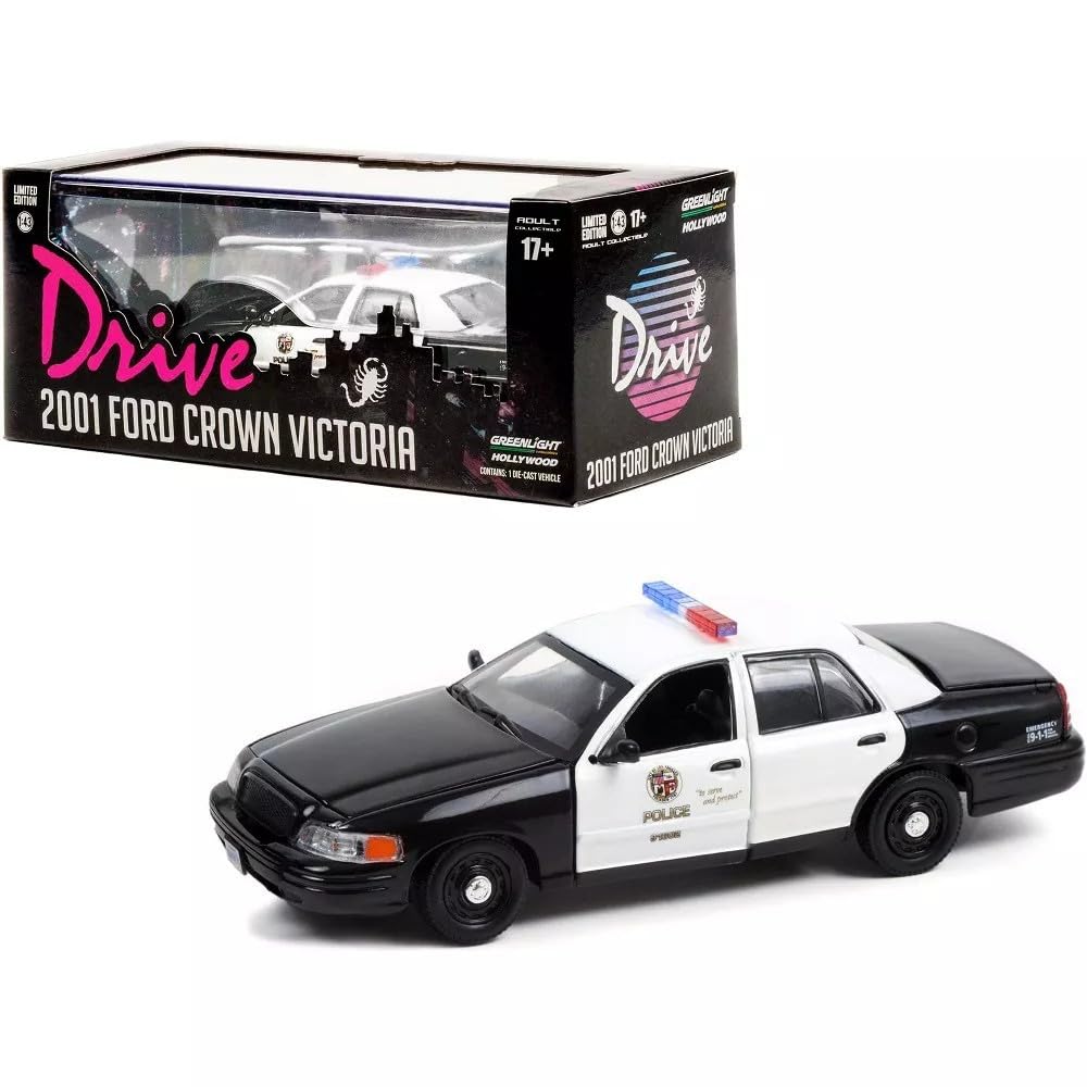 Greenlight Collectibles 86609 Model Collection Car Black/White