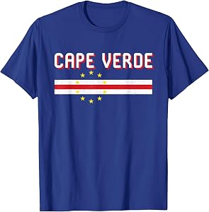 Cape Verde Flag Verdean Women Men Girls Kids Cabo Verde T-Shirt