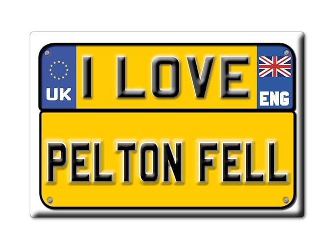 Enjoymagnets Pelton Fell Souvenir IMANES DE Nevera Reino Unido ...