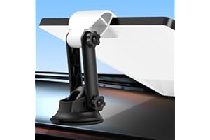 TuoBak's Starlink Mini Car Mount for Dashboard, Starlink Mini Dashboard Mount, [Sticky Suction Base, Angle-Adjustable, Secure