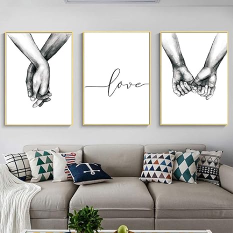 Unframed 3Set Wall Art Minimalist 