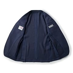 New Balloon Pattern Weave Wool Jacket BYJ-05: Navy