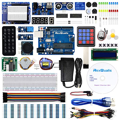 Photo 1 of REXQualis Super Starter Kit based on Arduino UNO R3 with Tutorial and Controller Board Compatible with Arduino IDE