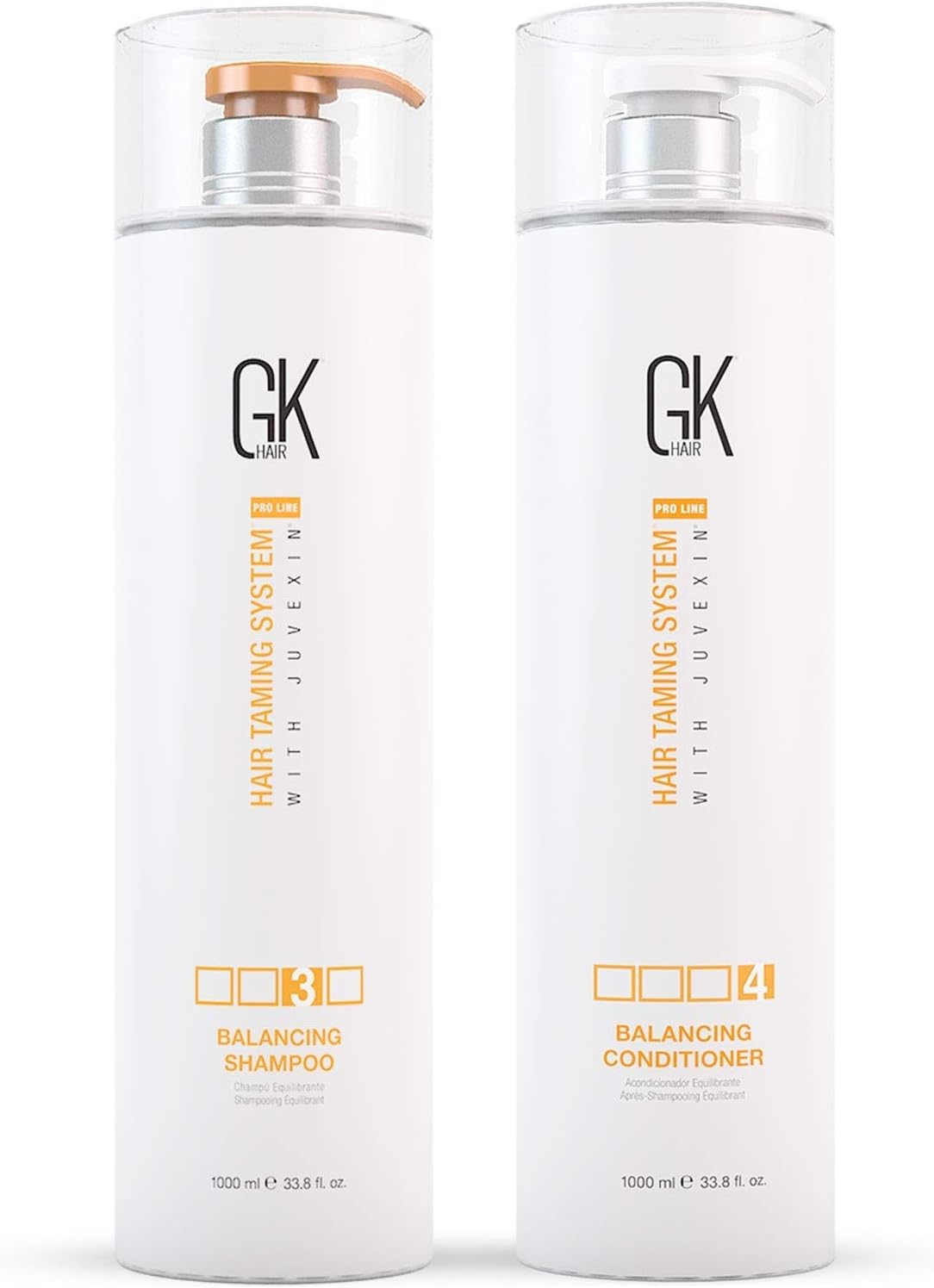 GK HAIR Balancing Shampoo and Conditioner Set for Oily Hair Clarifying & Refreshing Formula with Gentle Fragrance