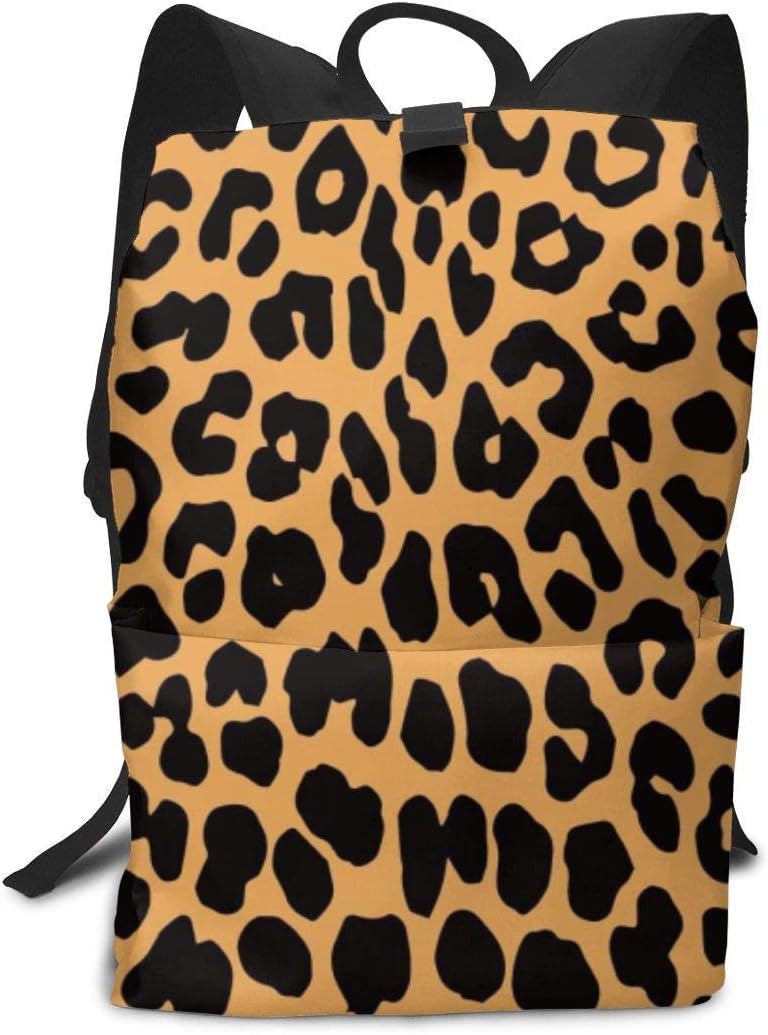 shyly Backpacks Cool Animal Leopard Print School Bag Travel Daypack Shoulder Bag