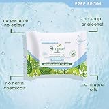 Simple Water Boost Eye Makeup Remover Wipes Pads 30 Count Gentle Cleansing view 6
