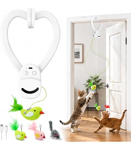 Amazon.com: HAPPYCODE Rechargeable Electric Cat Teaser