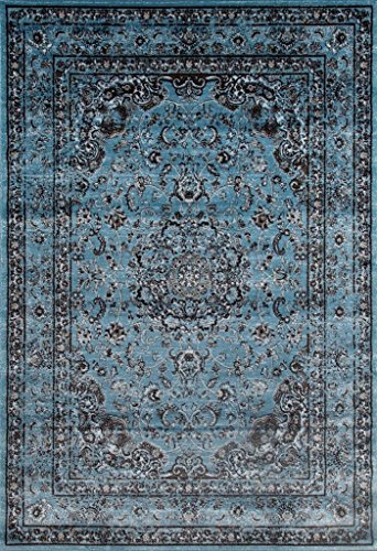 3212 distressed blue 5 2x7 2 area rug carpet large new