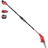 CRAFTSMAN V20 8 FT Cordless Pole Chainsaw for Tree Trimming with Battery and Charger Included (CMCPS630D1)