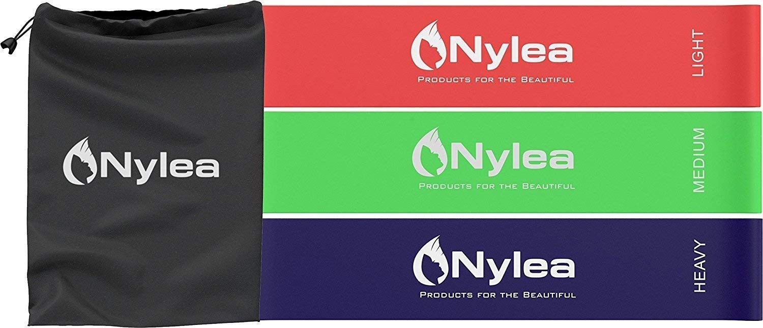 3 Pack Resistance Exercise Workout Bands [FREE TRAVEL BAG] 12\