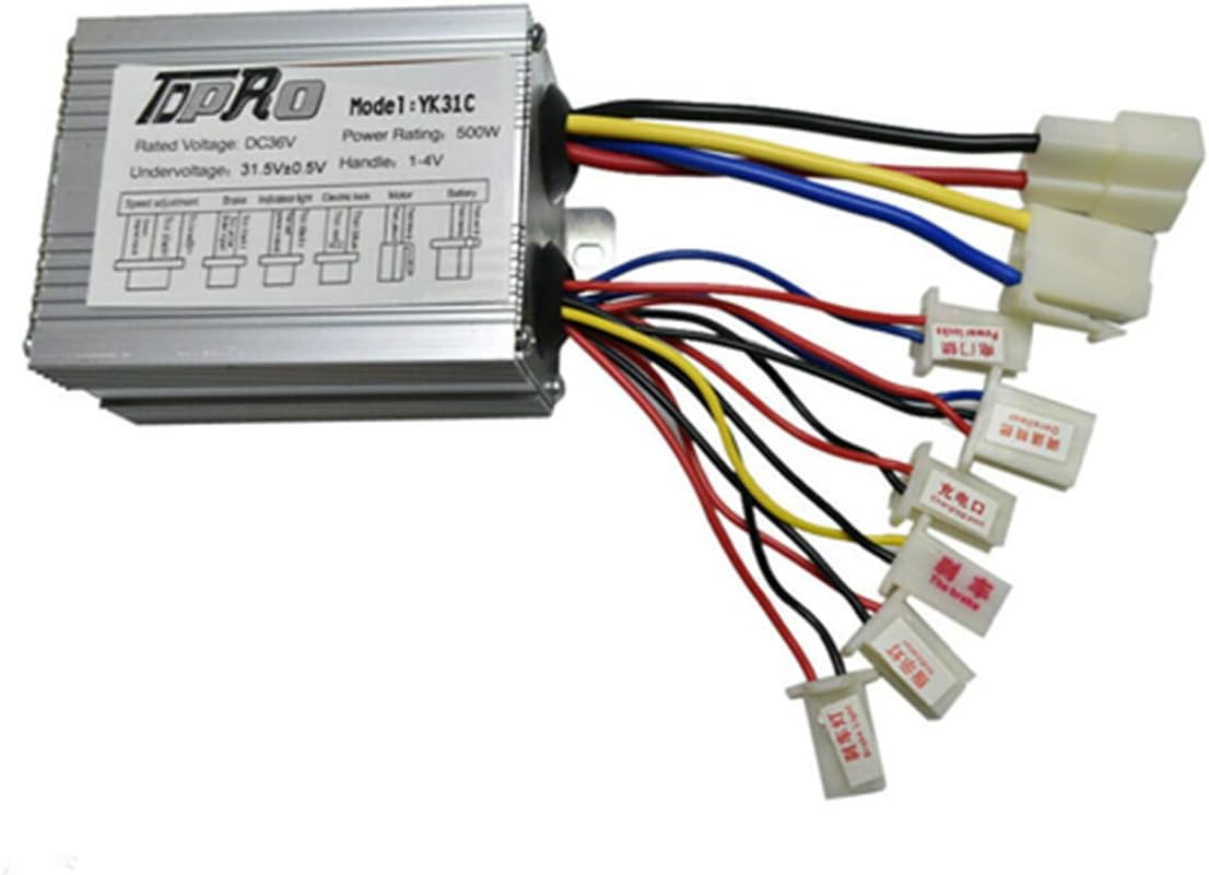 36V 500W Motor Brush Speed Controller Brushed Controller Box Electric Scooter ATV Go-Kart