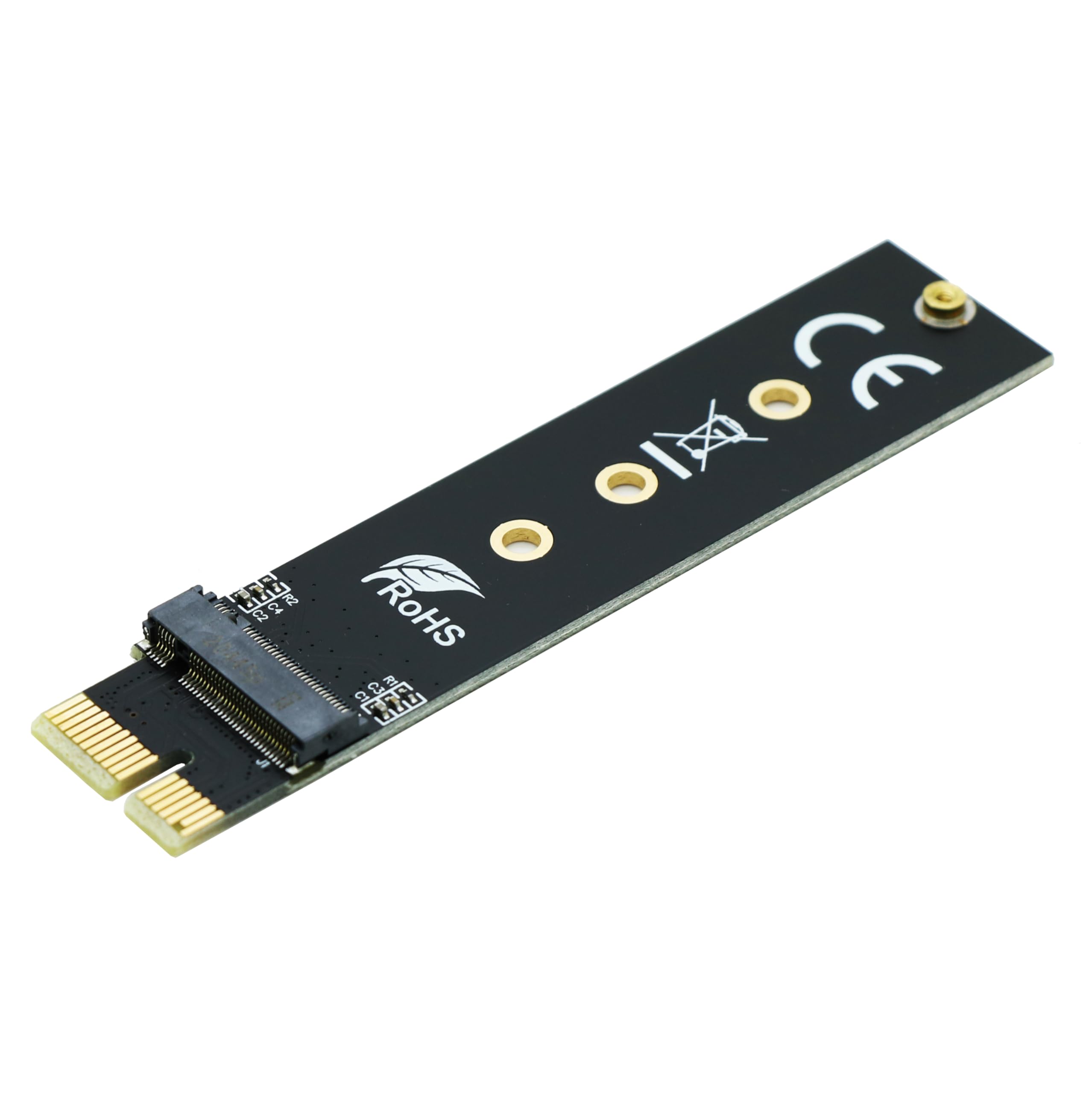 Sintech Nvme PCIe,M.2(NGFF) M Key SSD to PCI-e X1 Adapter Card,Compatible for Samsung 960 970 Evo SSD