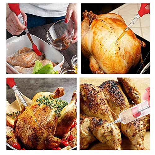 FIRECOW Turkey Baster, with Cleaning Brush, Meat Injector, Perfect for