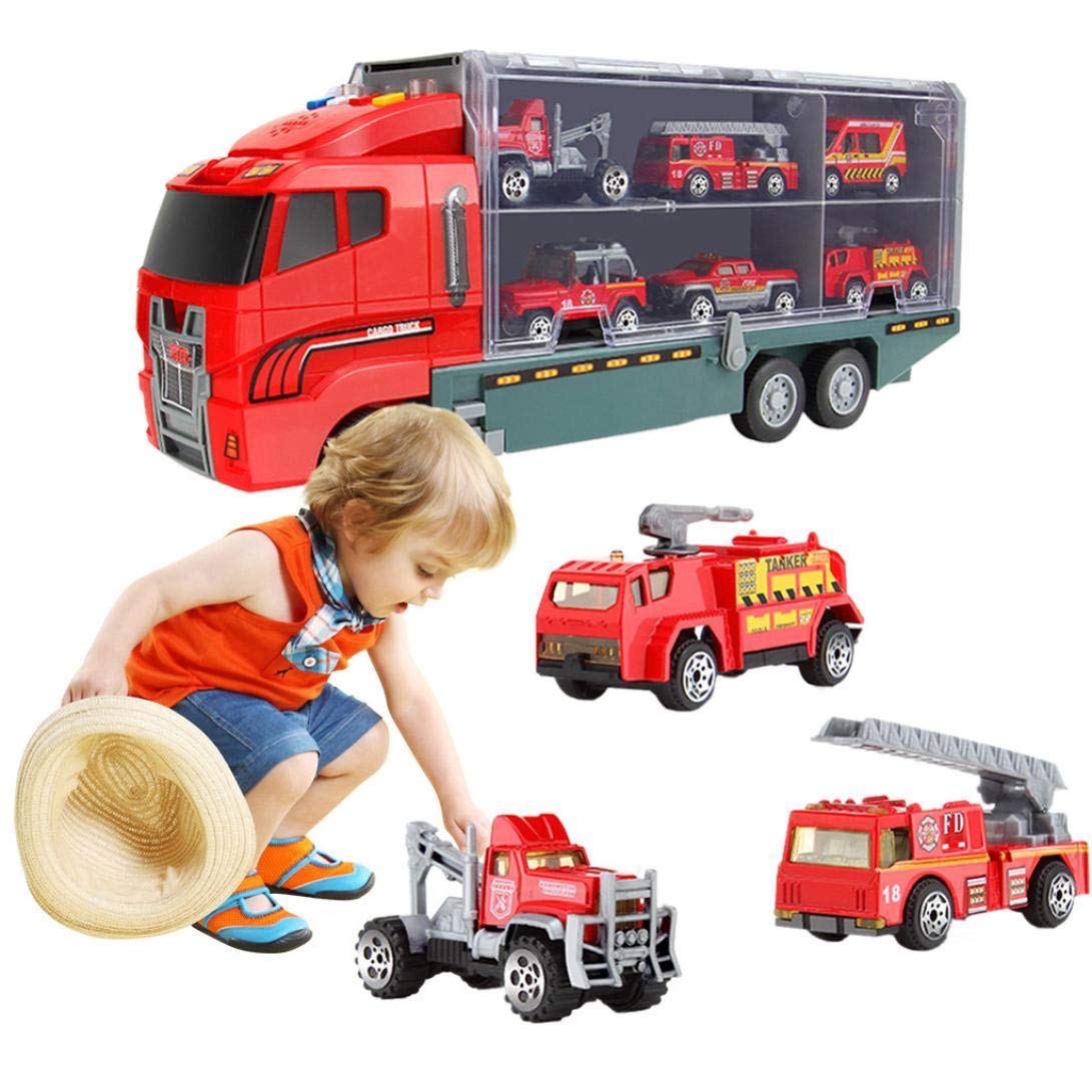 truck with cars inside toy