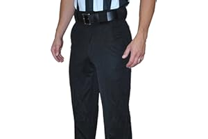 SMITTY OFFICIAL'S APPAREL Smitty | FBS-179 | 4-Way Stretch Solid Black Lacrosse Pants | Referee's Choice