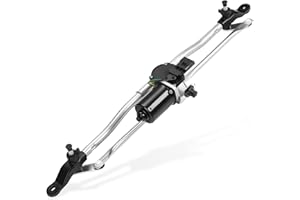 GEARBONE Windshield Wiper Motor and Linkage Assembly Compatible with Jeep Wrangler 2007-2018, Wrangler JK 2018, Replacement Front Wiper Motor # 55077859AB, 55077859AD