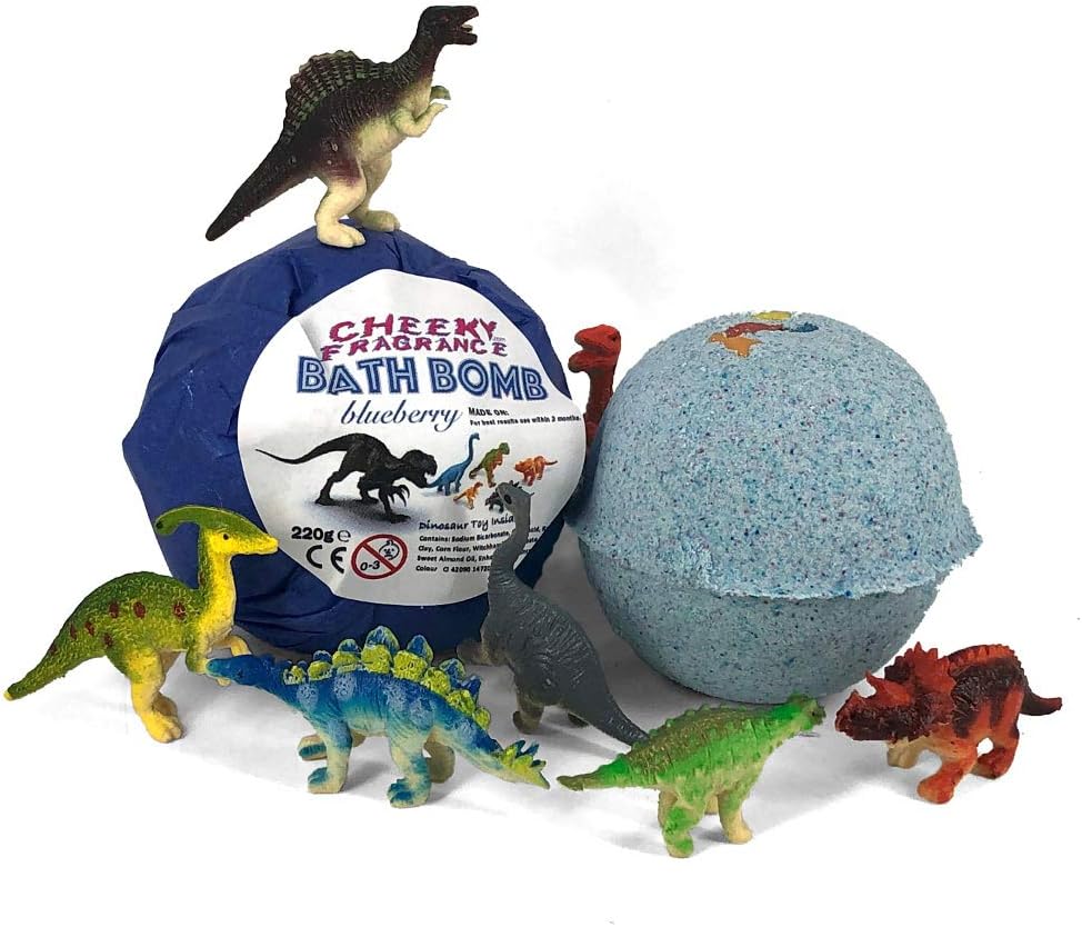 Dinosaur Surprise Toy Blueberry Bath Bomb 220g