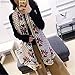 Changx Girl's Fashion style Luxury Warm Silk Scarves Turban