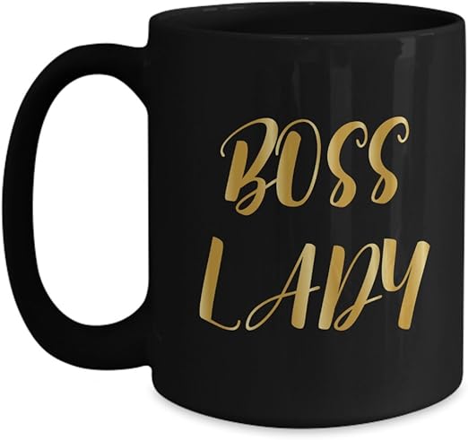 boss lady coffee cup mugs