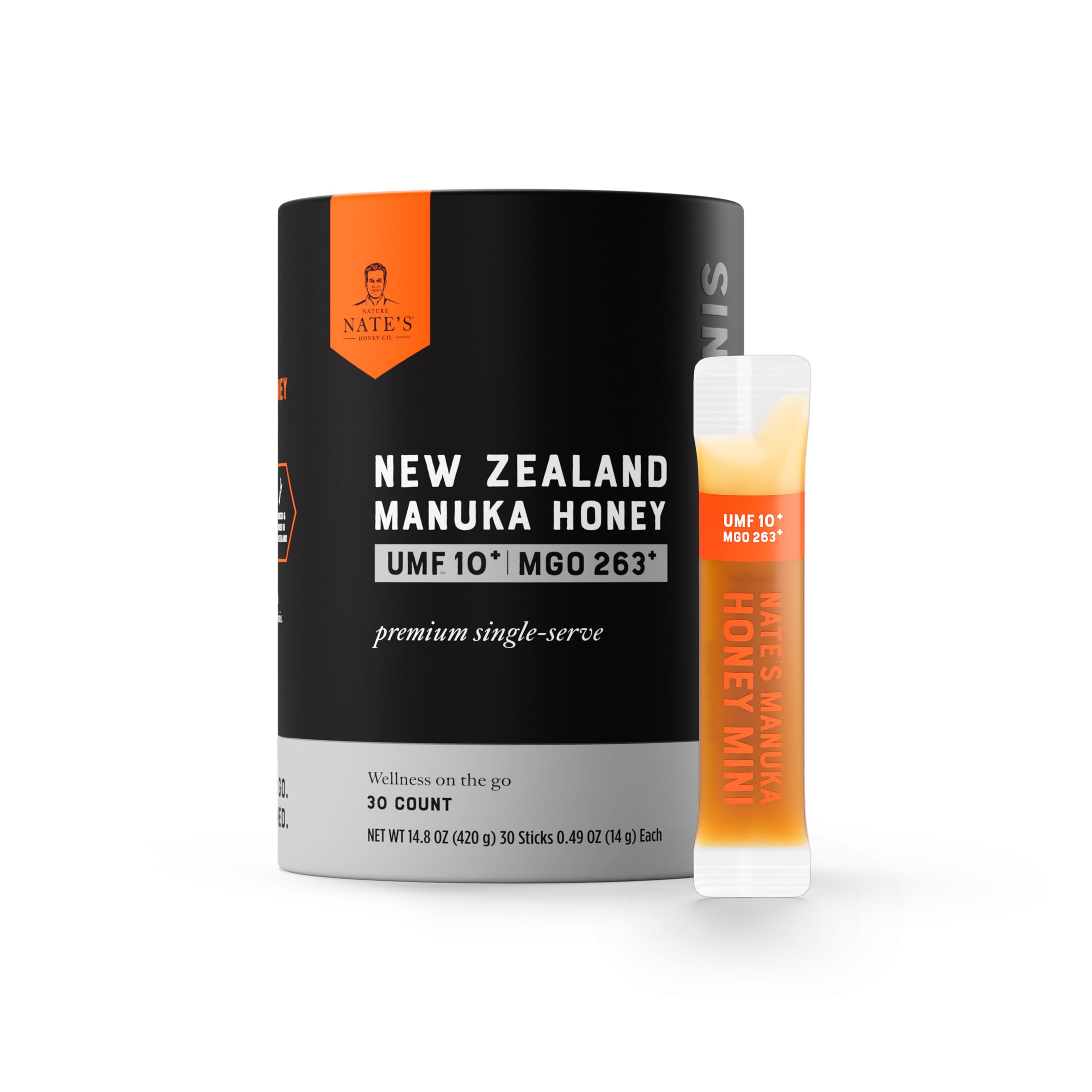 Nate's Manuka Honey Minis - 30 count
