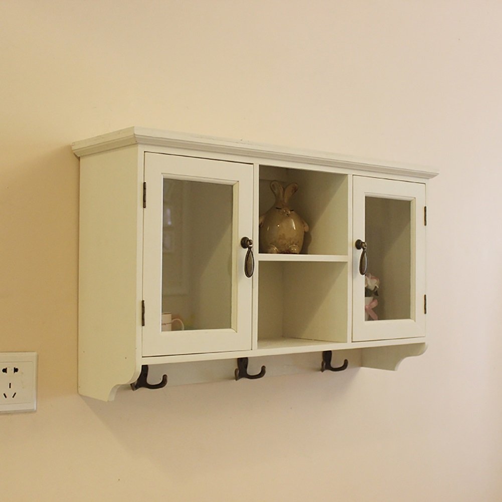 Bgcg American Retro Solid Wood Kitchen Wall Cabinet Dining Room