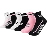 Messi boys Lifestyle Ankle Socks, 6-pack, Soft & Stretchy, Comfortable