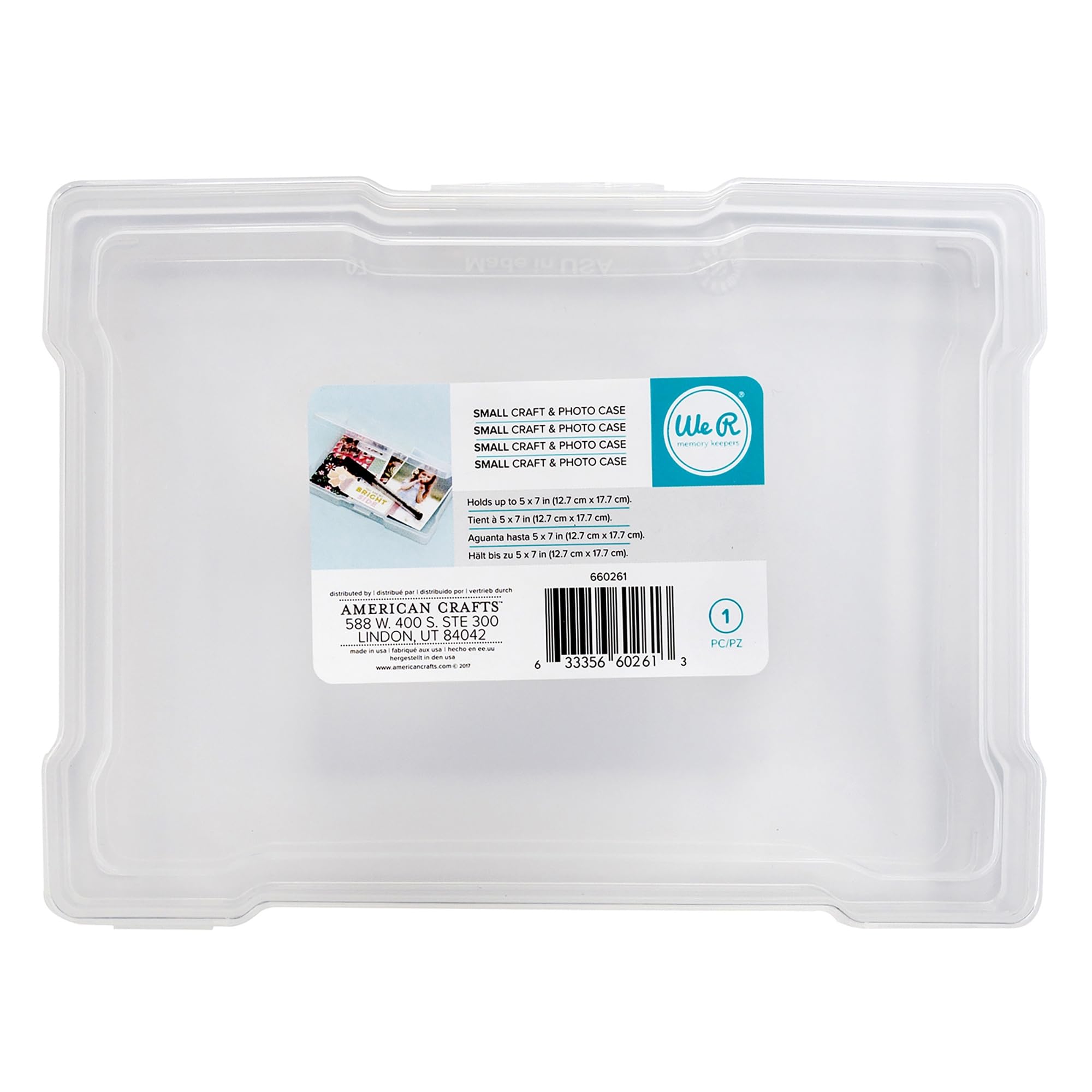 We R Memory Keepers Bins Storage & Decor-5 x 7-Small Craft and Photo Case, Paper, S