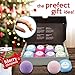 2XL Lush Bath Bombs for Sensitive Skin Adults - Deep Moisturizing Organic Fizzy Bomb Set - Naturally Relax & Feel Tension Melt Away w / 8 Long Lasting (3.5 Oz) Essential Oils Bath Bomb Gift Set