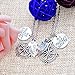 O.RIYA Mother & Daughter No Matter Where Compass Necklaces Set heart, mother daughter necklace set for 2 Half Broken Heart Necklace,Two Piece Double Necklace Set