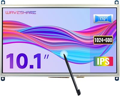 Waveshare 10.1 inch Control Panel 1024x600 Resistive Touch IPS for Raspberry Pi