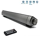 Soundbar 2.1 Channel Super Bass Bluetooth Speakers, 2018 Multifunctional Small Stereo Surround Sound Bars for TV/PC/CellPhone/Tablet, Wire/Bluetooth