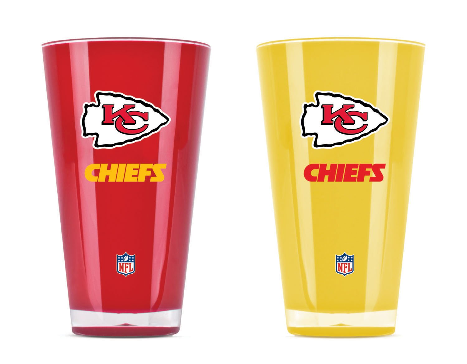 NFL Kansas City Chiefs 20oz Insulated Acrylic Tumbler Set of 2
