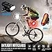 USB Direct Rechargeable Bike light Set,BYBLIGHT LED Induction Waterproof Road Mountain Bicycle Headlight Front Light with Free Rear Back Tail Light