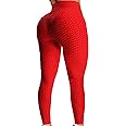 JGS1996 Butt Lifting Leggings for Women Tummy Control Workout Yoga Pants High Waisted Scrunch Booty Gym Tights