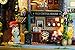 Flever Dollhouse Miniature DIY House Kit Creative Room with Furniture and Cover for Romantic Valentine's Gift(Happy Corner)