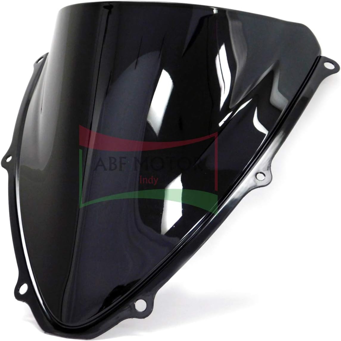 Protek ABS Plastic Injection Black Smoke Double Bubble Transparent Windscreen Windshield Front Visor for 2006 2007 Suzuki GSXR600 GSXR750