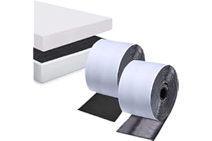 TEUVO Non Slip Mattress Pad, Keep Mattress in Place for a Great Night’s Sleep, Hook and Loop Tape with Adhesive for Mattresses with Smooth Surfaces, 11CM Wide and 2M Long