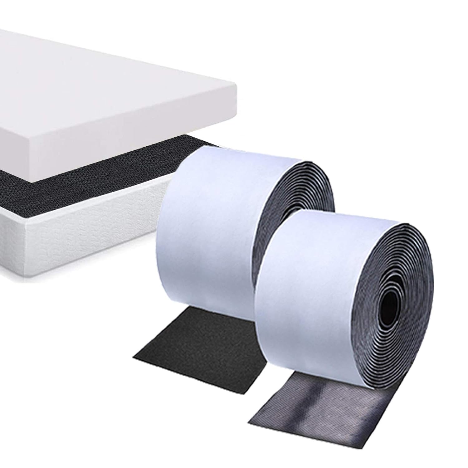 TEUVO Non Slip Mattress Pad, Keep Mattress in Place for a