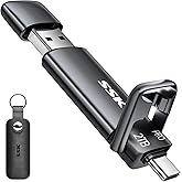 SSK 2TB SSD USB C Stick up to 1000MB/s,Fast External SSD Dual Drive Type-C + USB A 3.2 Gen 2 Solid State Thumb Drive,USB Memory Stick for iPhone 15/PS4/Android Phone/Tablet/Windows/Mac, SD301 Pro