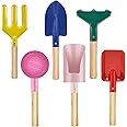 DxJ 6pcs Sand Shovels Toys Set for Kids Outdoor Beach Tools Beach Toys for Kids,Snow Shovel for Kid,Garden Tool Equipment Set