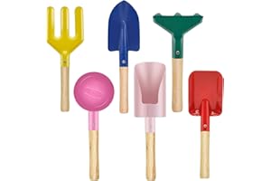 DxJ 6pcs Sand Shovels Toys Set for Kids Outdoor Beach Tools Beach Toys for Kids,Snow Shovel for Kid,Garden Tool Equipment Set