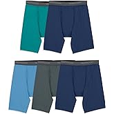 Fruit of the Loom Men's Micro Stretch Boxer Briefs, Designed to Move with You, Lightweight & Moisture Wicking
