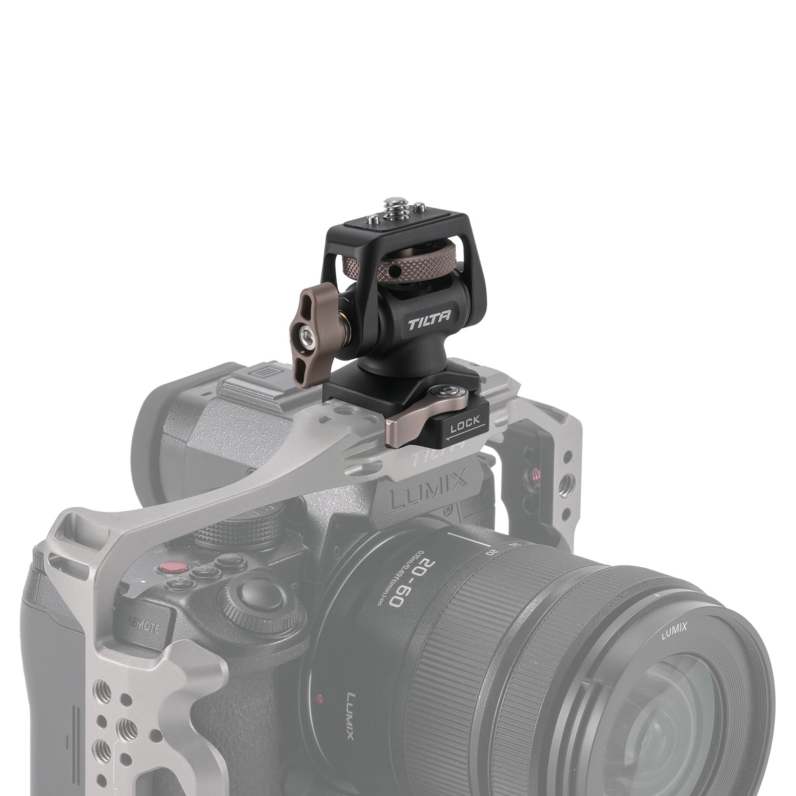 Tilta Accessory Mounting Bracket 1/4″-20 with Locating Pins to NATO Clamp - Black TA-AMB5-B