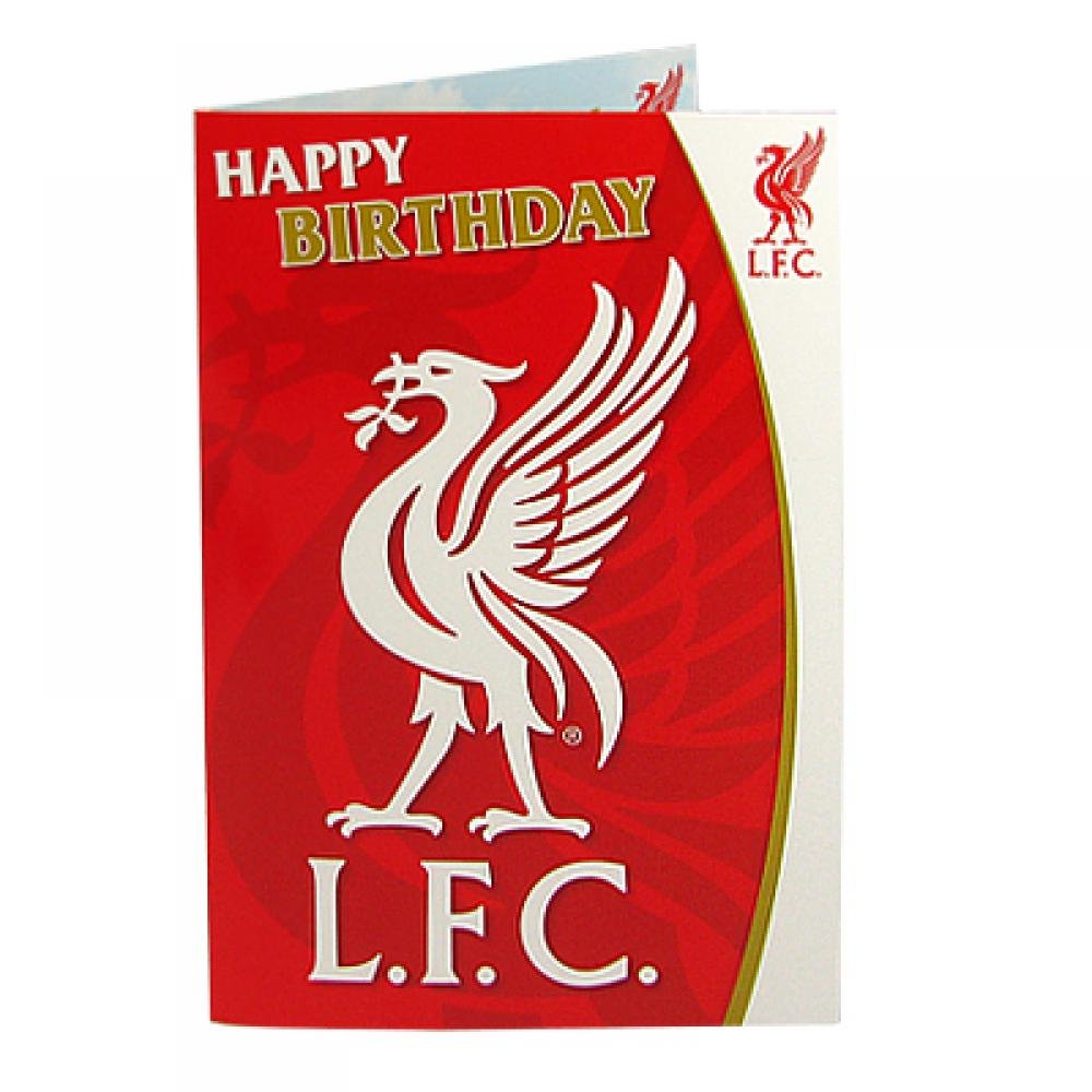 Official Liverpool FC Musical Birthday Card
