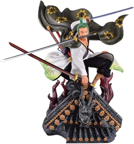 Amazon Co Jp Wano土地ロロノア ゾロ版ポリ塩化ビニールアニメ図プラモデル像アニメーション装飾ワンピースの土地 Gflnb ホーム キッチン
