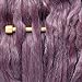 Living Dreams ELEGANCE Chunky Merino Silk Yarn for Needle Knitting and Crochet. Super Bulky Pencil Roving Yarn. Extra Soft Merino Wool Tussah Silk Blend. 4 Ounce 71 Yards, Garnet