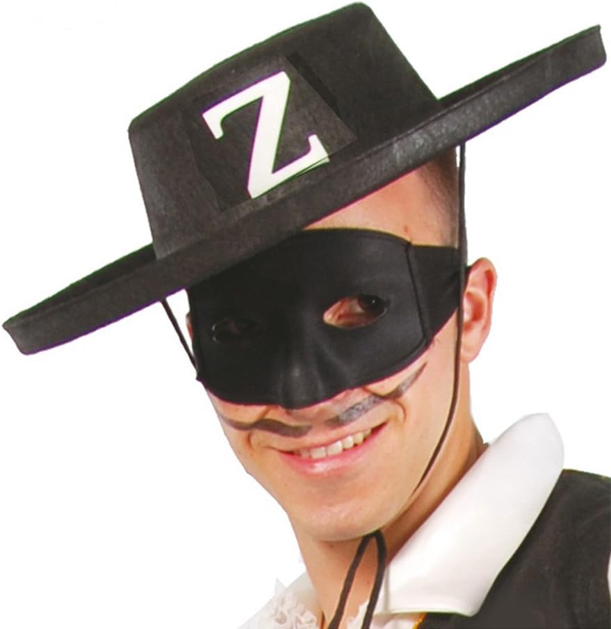 FIESTAS GUIRCA Bandit Hat, Black, One Size (Fits Most)