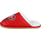 FOCO NFL Mens NFL Team Color Big Logo Mule House Shoe Slippers
